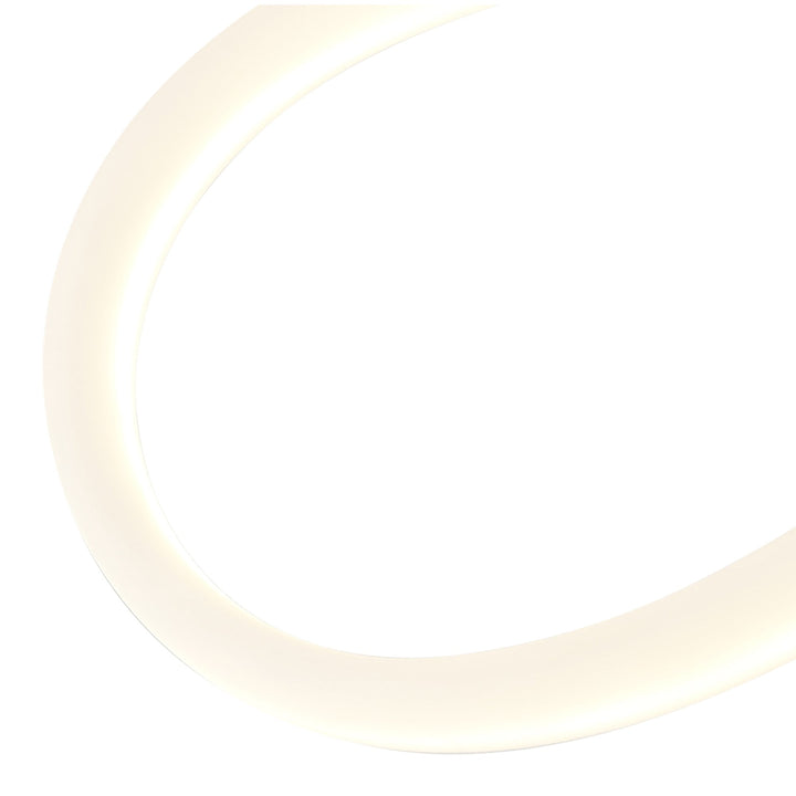 Mantra M6796 Armonia Wall Lamp Loop Dimmable 18W LED Titanium/Frosted Acrylic