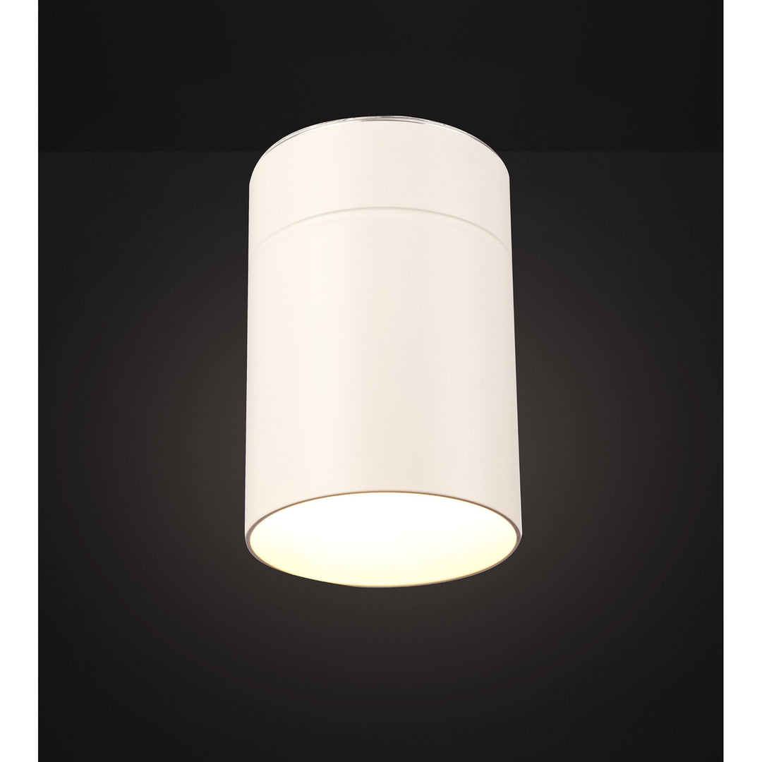 Mantra M5627 Aruba Flush Small 9.5cm Round 1 x E27 Matt White