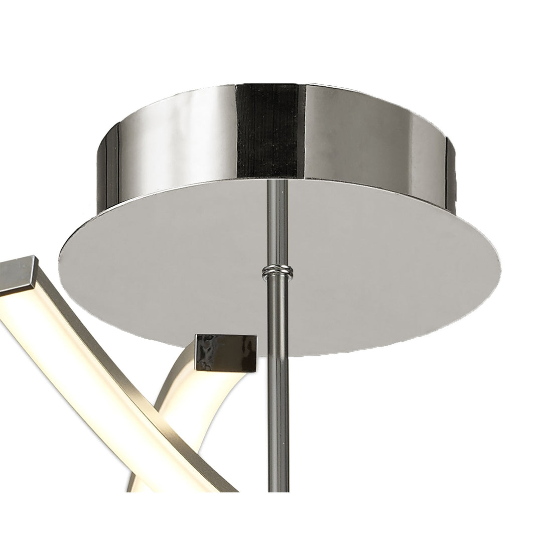 Mantra M5917 Aire LED Ceiling Light 70.5cm Round Silver