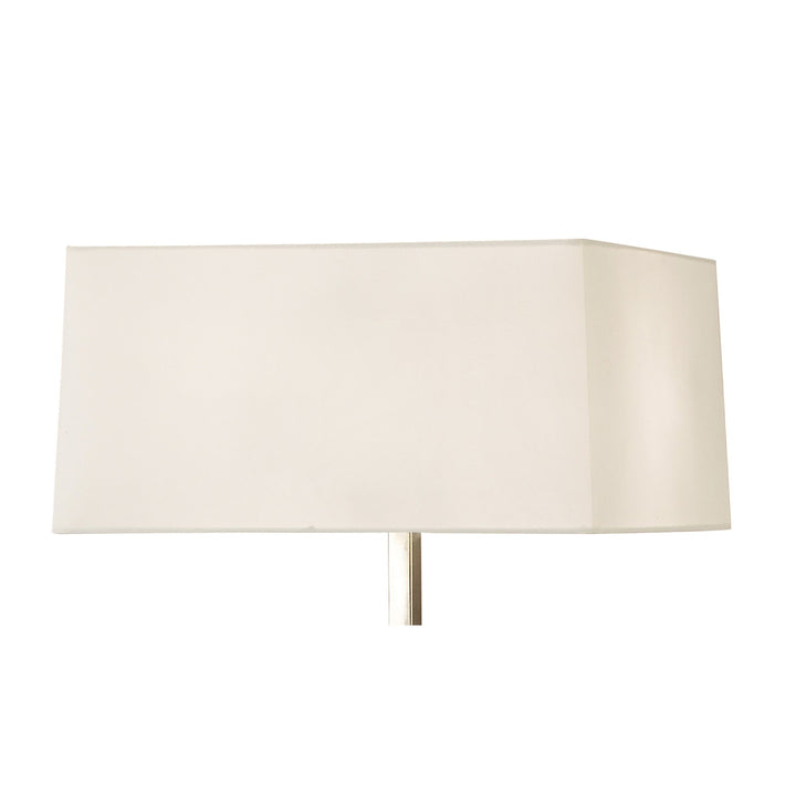 Mantra M0791AB Akira Floor Lamp 3 Light E27 Antique Brass Cream Shade