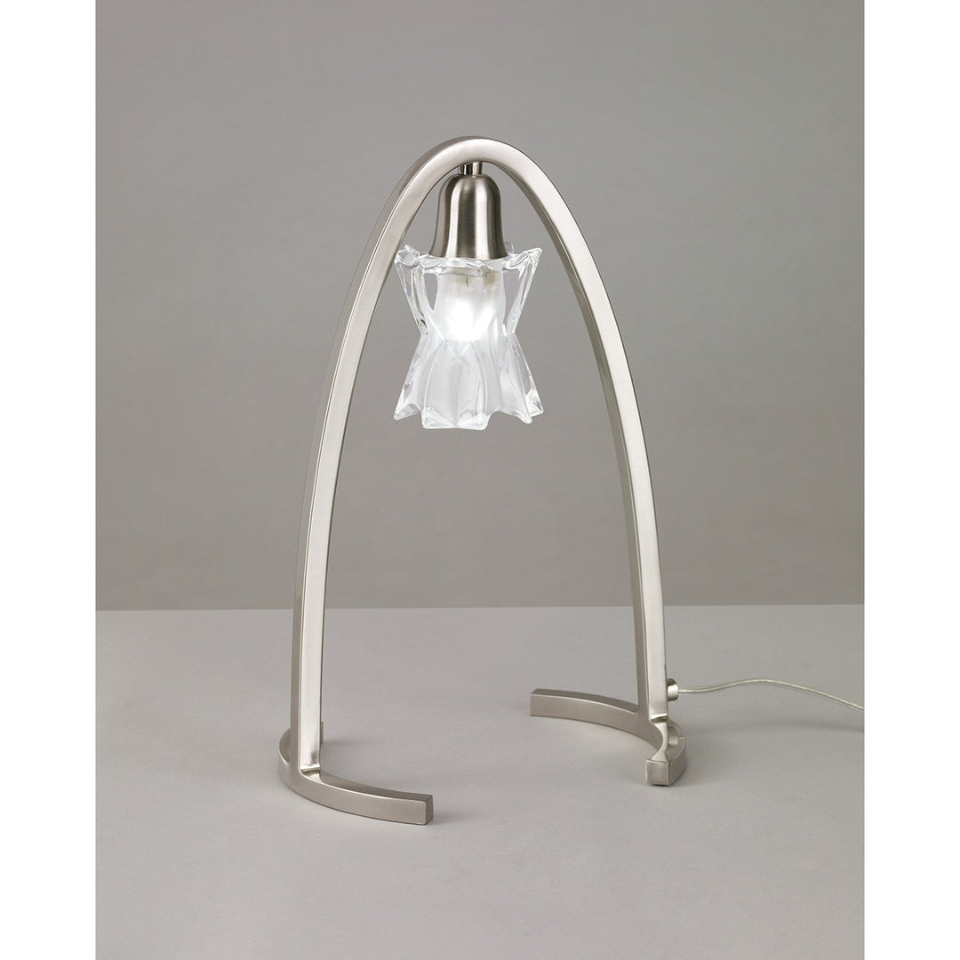 Mantra M0615 Alaska Table 1 Light G9 Satin Nickel