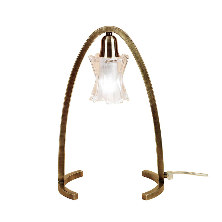 Mantra M0615AB Alaska Table 1 Light G9 Antique Brass