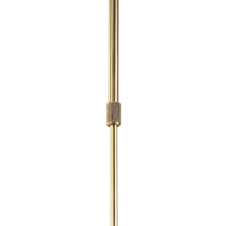 Mantra M0412AB Alfa Telescopic Pendant Convertible To Semi Flush 6 Light G9 Antique Brass