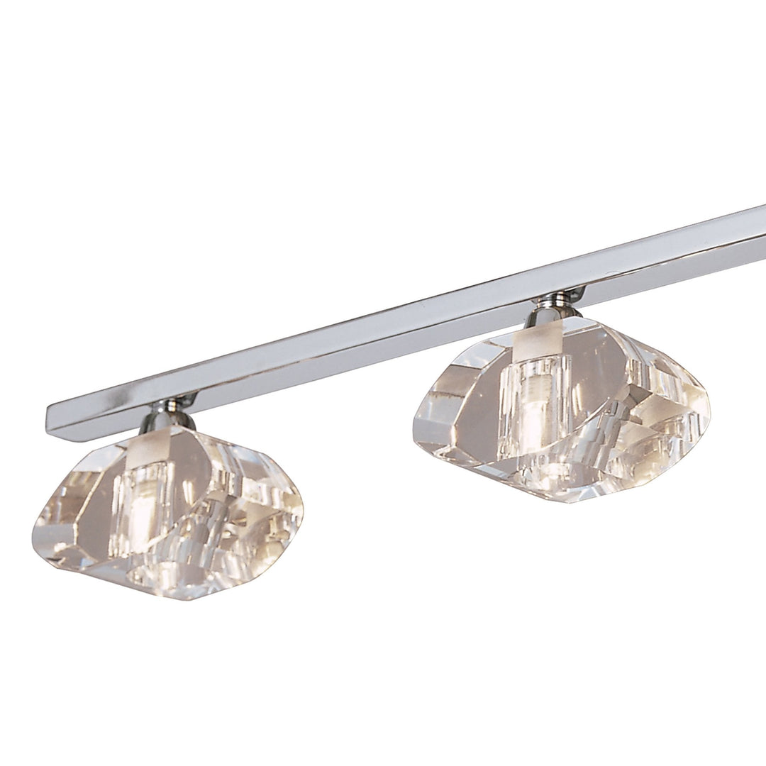 Mantra M0421 Alfa Ceiling Linear Bar 3 Light G9 Polished Chrome