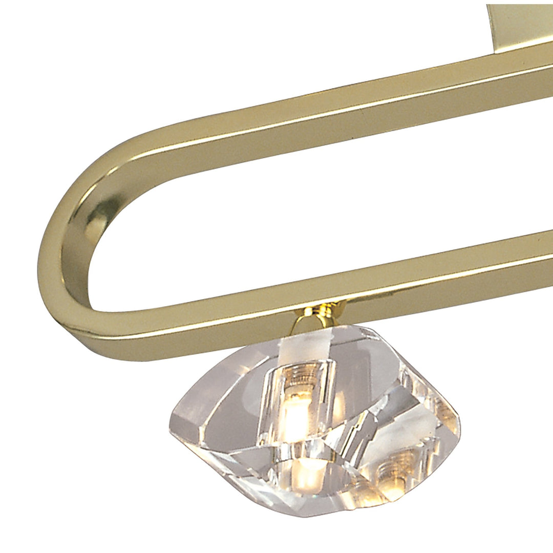 Mantra M0421PB Alfa Linear Bar 3 Light G9 Polished Brass