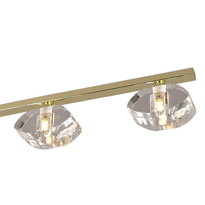 Mantra M0421PB Alfa Linear Bar 3 Light G9 Polished Brass