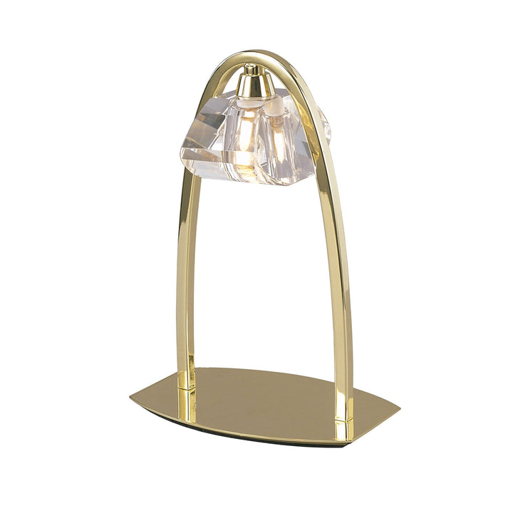 Mantra M0425PB Alfa Large Table Lamp 1 Light G9 Polished Brass