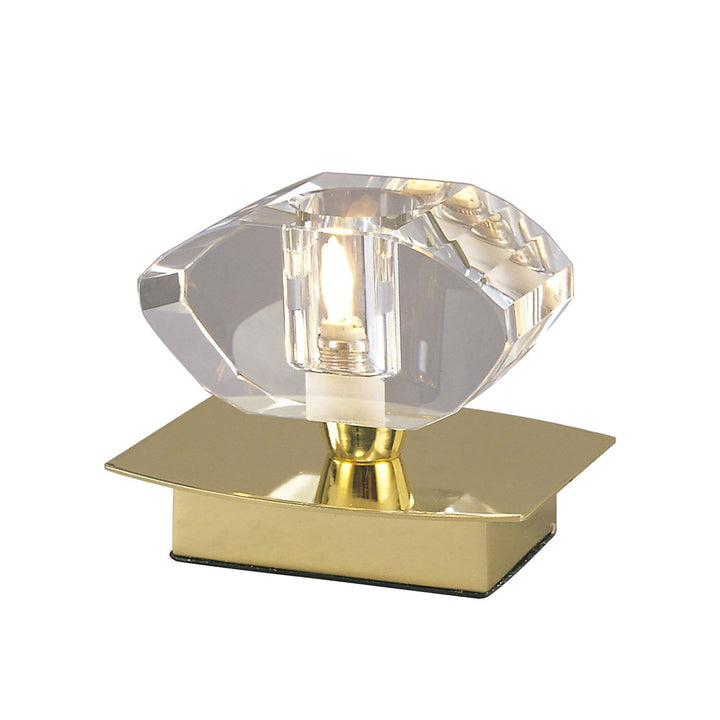 Mantra M0426PB Alfa Small Table Lamp 1 Light G9 Polished Brass