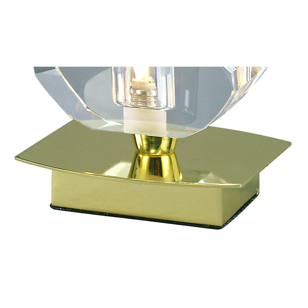 Mantra M0426PB Alfa Small Table Lamp 1 Light G9 Polished Brass