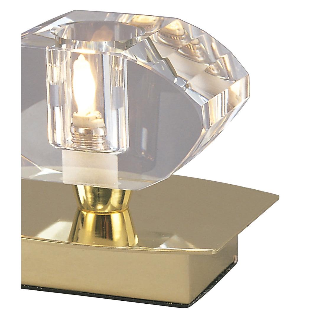 Mantra M0426PB Alfa Small Table Lamp 1 Light G9 Polished Brass