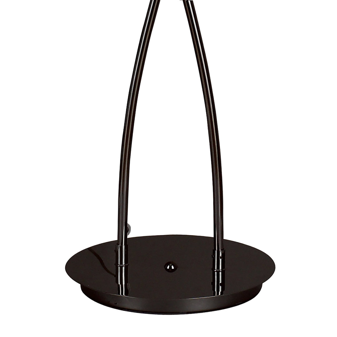 Mantra M0583BC Amel Floor Lamp 2 Light G9 Black Chrome