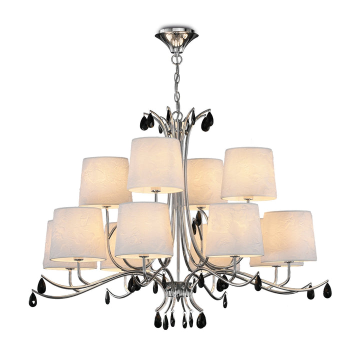 Mantra M6310 Andrea Pendant 100cm Round Polished Chrome