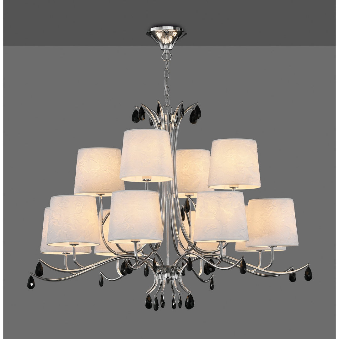 Mantra M6310 Andrea Pendant 100cm Round Polished Chrome