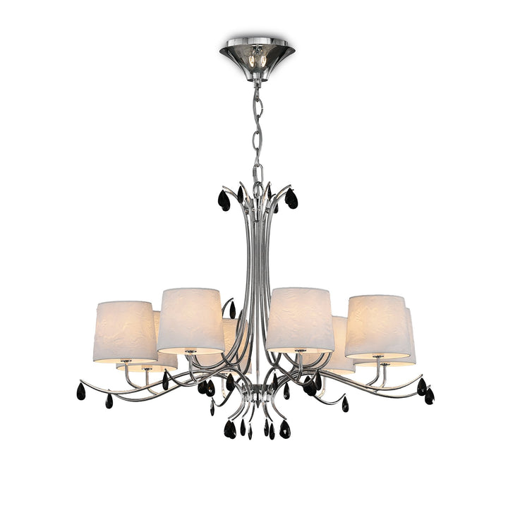 Mantra M6312 Andrea Pendant 100cm Round Polished Chrome