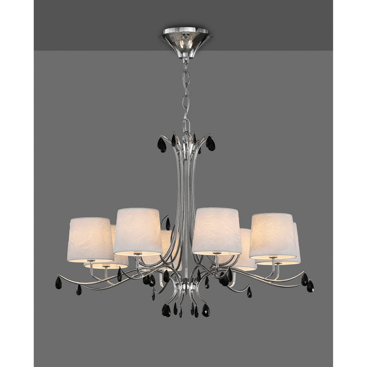 Mantra M6312 Andrea Pendant 100cm Round Polished Chrome