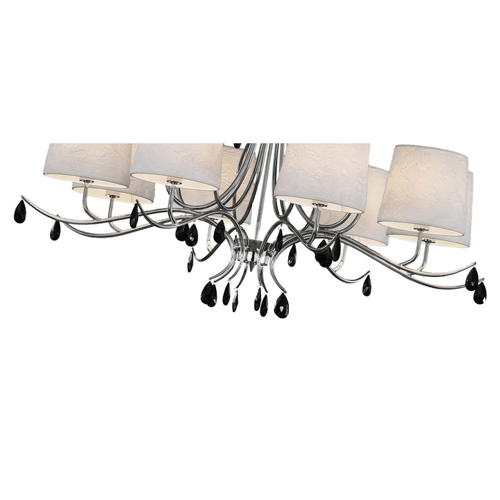 Mantra M6312 Andrea Pendant 100cm Round Polished Chrome