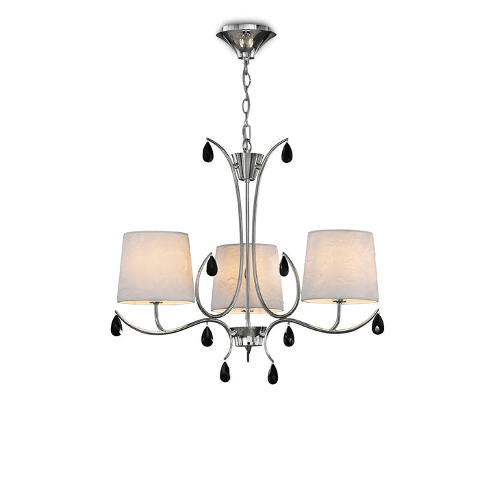 Mantra M6315 Andrea Pendant 67cm Round Polished Chrome