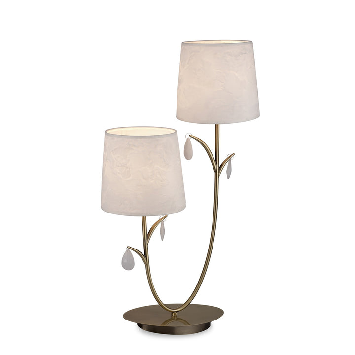 Mantra M6338 Andrea Table Lamp Antique Brass