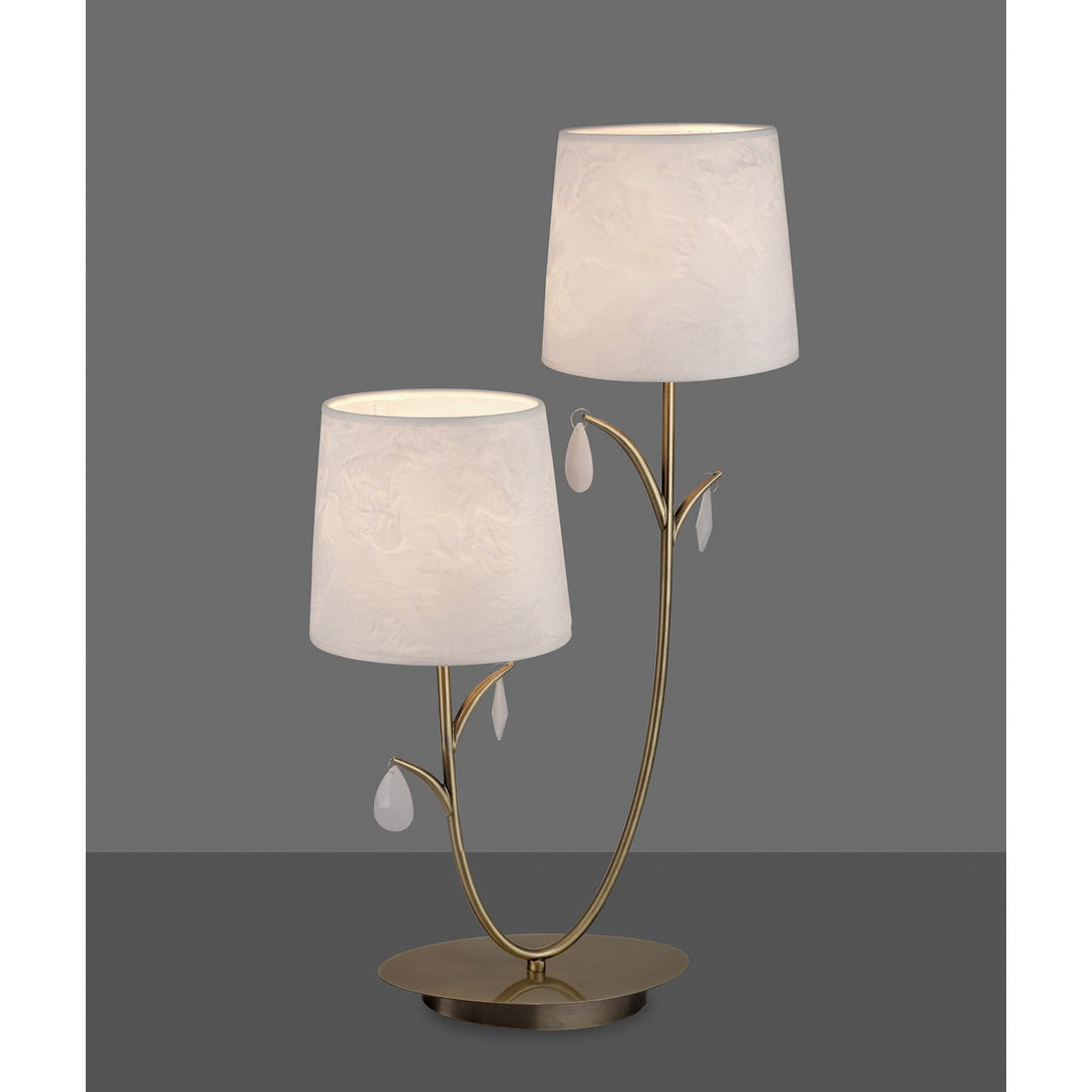 Mantra M6338 Andrea Table Lamp Antique Brass