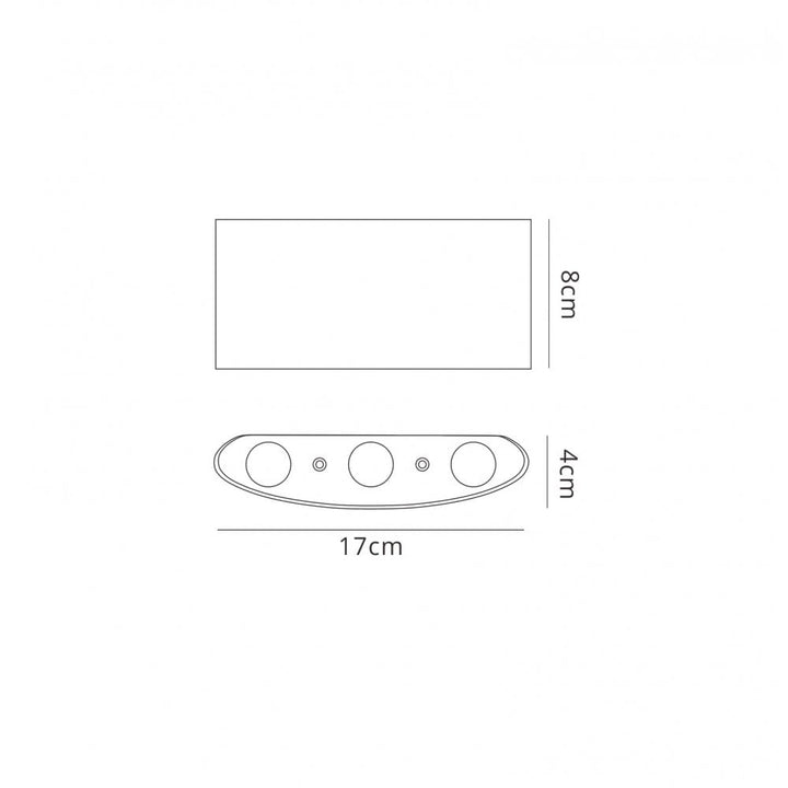 Mantra M6541 Arcs Wall Lamp LED IP54 Sand White