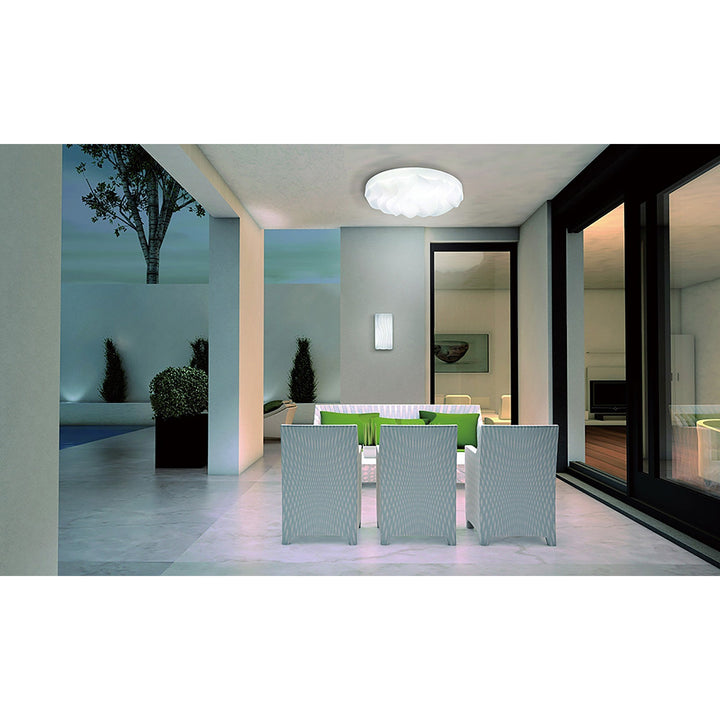 Mantra M5040R Arena Ceiling Light/Wall Light Large Round LED IP44 White