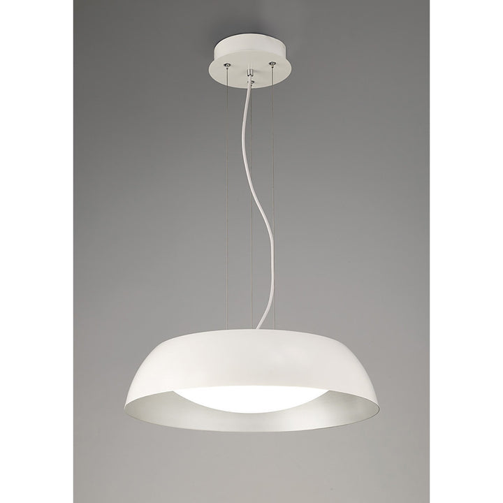 Mantra M4840 Argenta Pendant Small LED Matt White