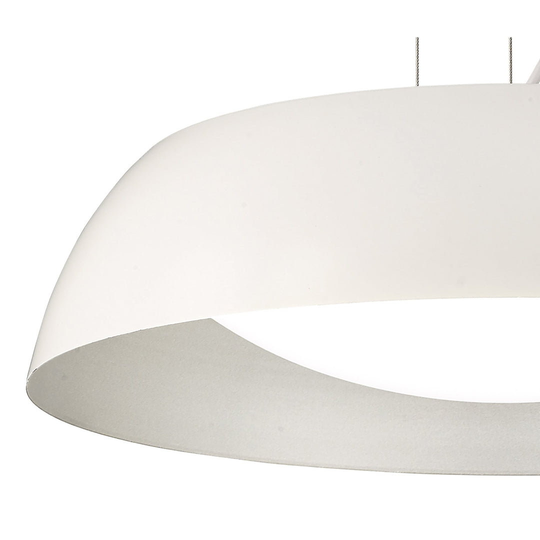 Mantra M4840 Argenta Pendant Small LED Matt White