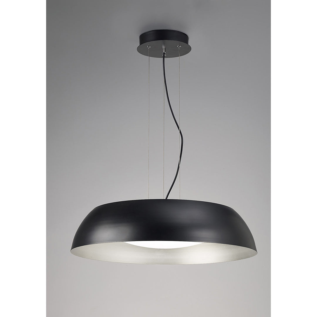 Mantra M4843 Argenta Pendant Large LED Matt Black