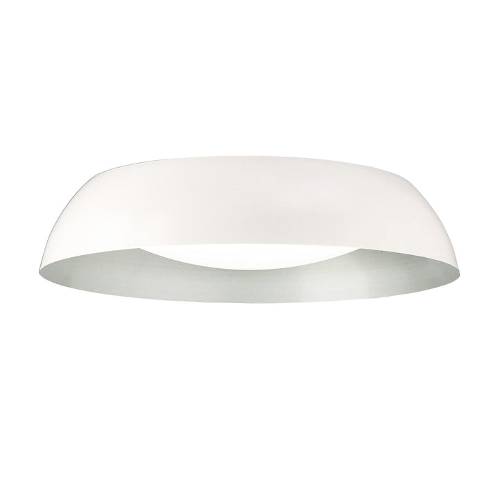 Mantra M4846E Argenta Ceiling Large 5 Light Matt White Silver White Acrylic