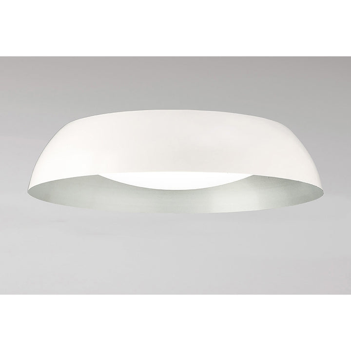 Mantra M4846E Argenta Ceiling Large 5 Light Matt White Silver White Acrylic