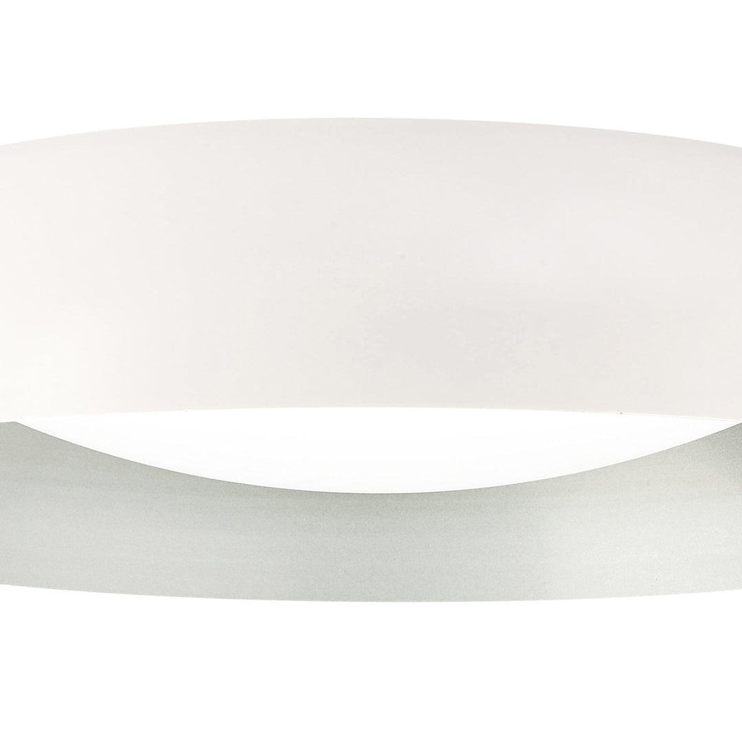 Mantra M4846E Argenta Ceiling Large 5 Light Matt White Silver White Acrylic