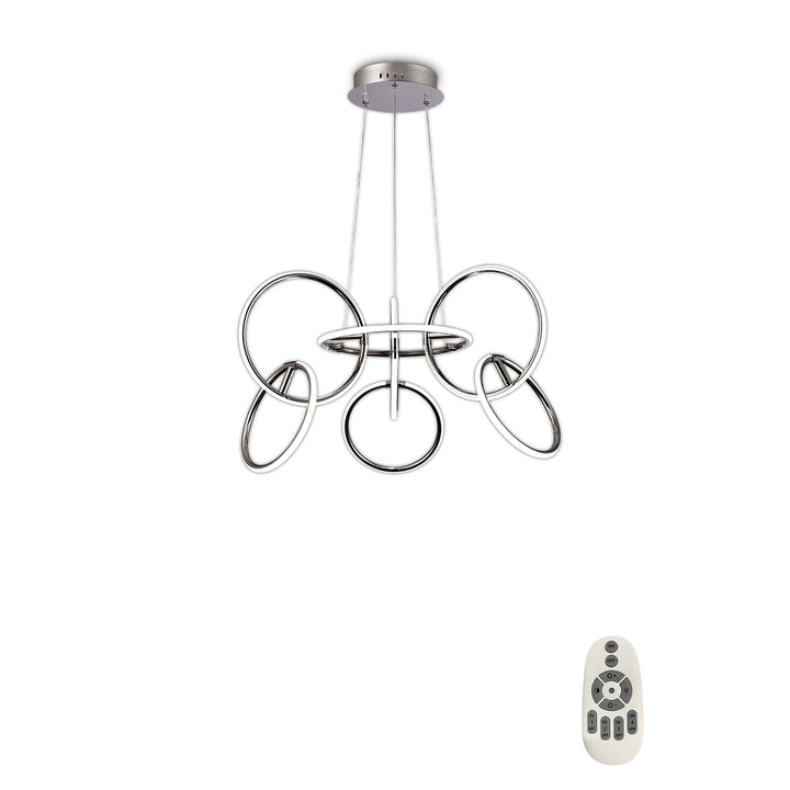 Mantra M5751 Aros Pendant 89cm Polished Chrome