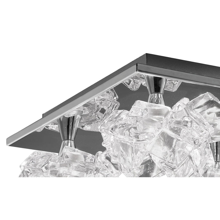 Mantra M3954 Artic Ceiling 4 Light Square Polished Chrome