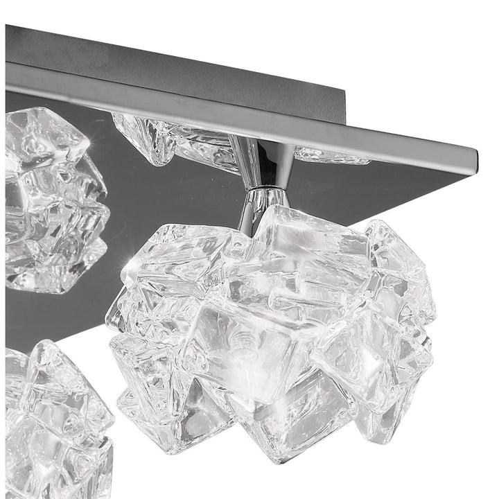 Mantra M3954 Artic Ceiling 4 Light Square Polished Chrome