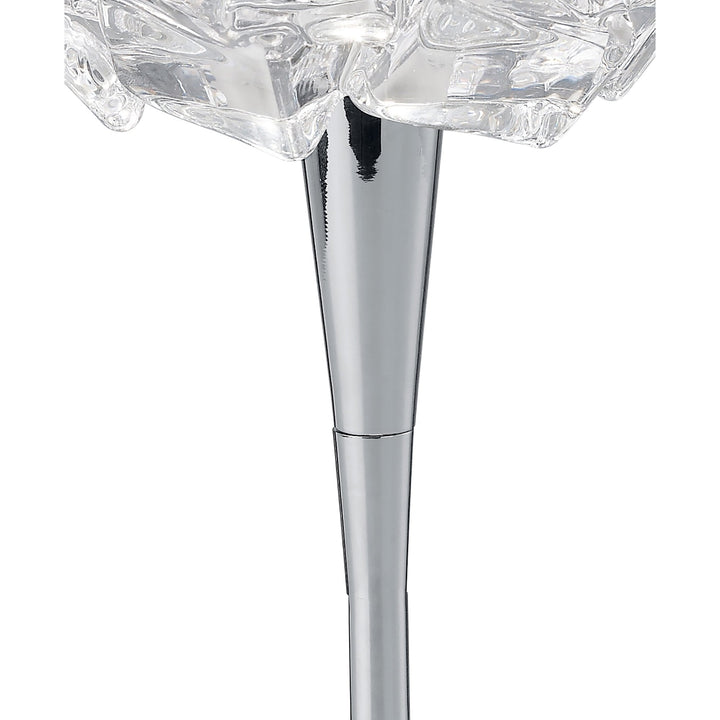 Mantra M3958 Artic Table Lamp 1 Light Polished Chrome