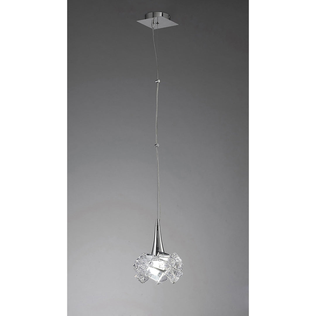 Mantra M3963 Artic Pendant 1 Light Large Polished Chrome