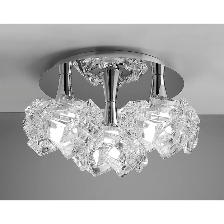 Mantra M3965 Artic Ceiling 3 Light Round Large Polished Chrome