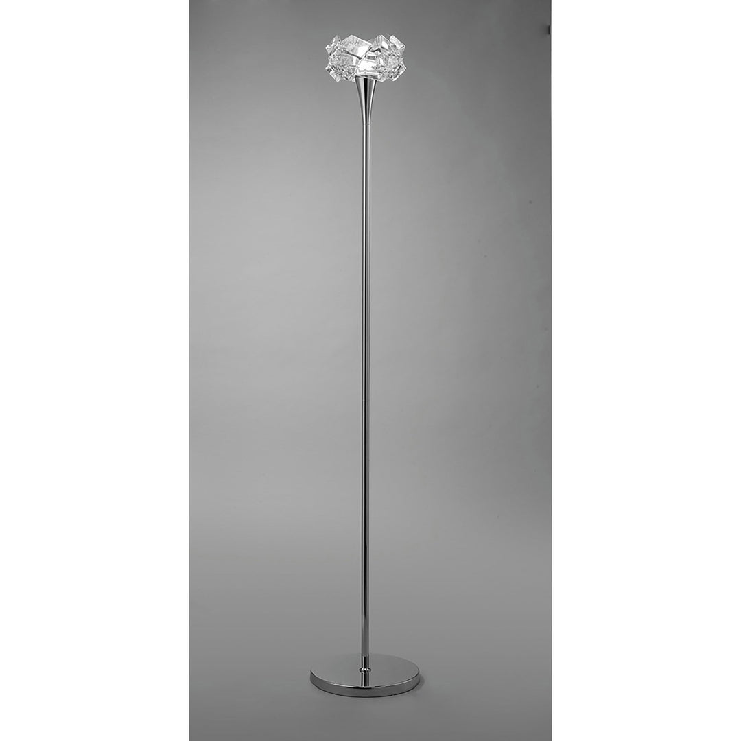 Mantra M3969 Artic Floor Lamp 1 Light Polished Chrome