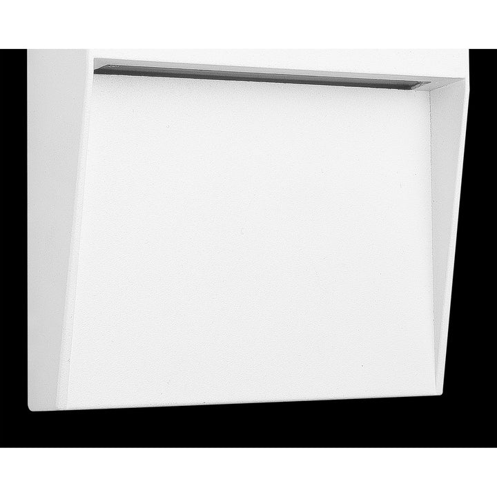 Mantra M7012 Baker Outdoor Wall Lamp Small Square 3W LED Sand White