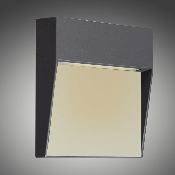 Mantra M7011 Baker Outdoor Wall Lamp Small Square 3W LED Anthracite