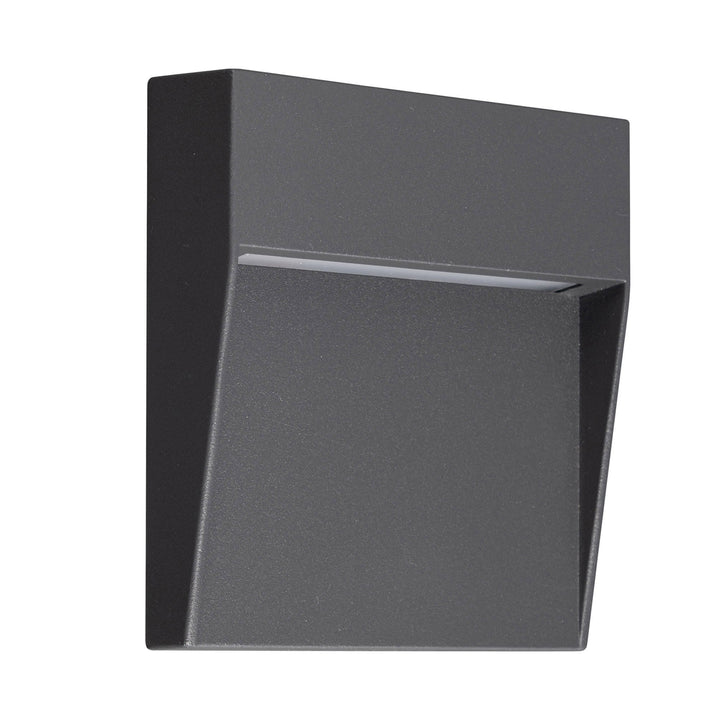 Mantra M7011 Baker Outdoor Wall Lamp Small Square 3W LED Anthracite