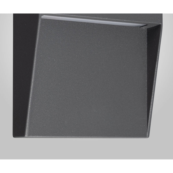 Mantra M7011 Baker Outdoor Wall Lamp Small Square 3W LED Anthracite