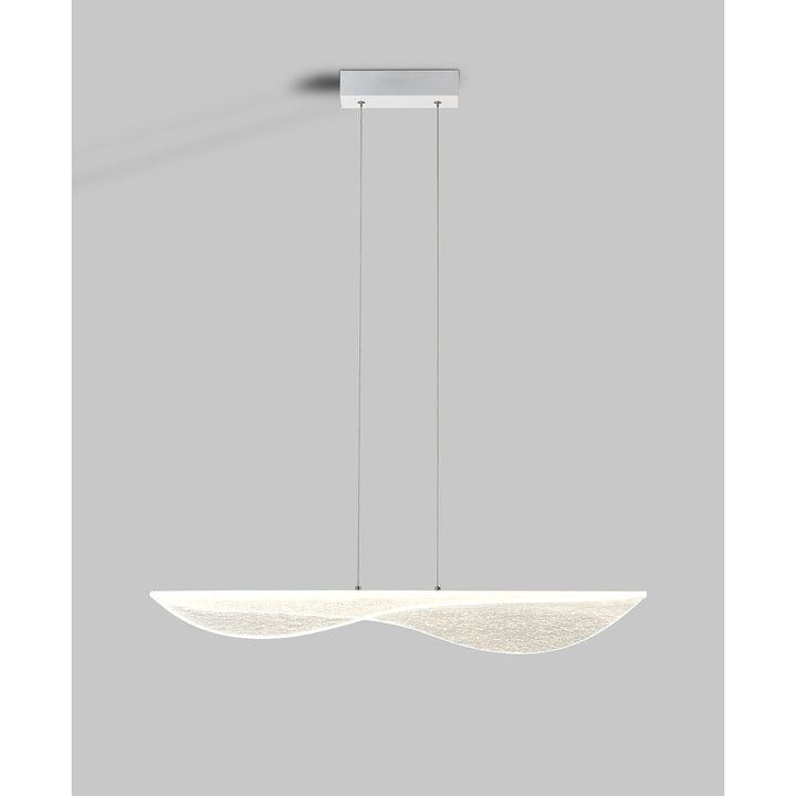 Mantra M8209 Bianca Pendant Dimmable 50W LED White Acrylic