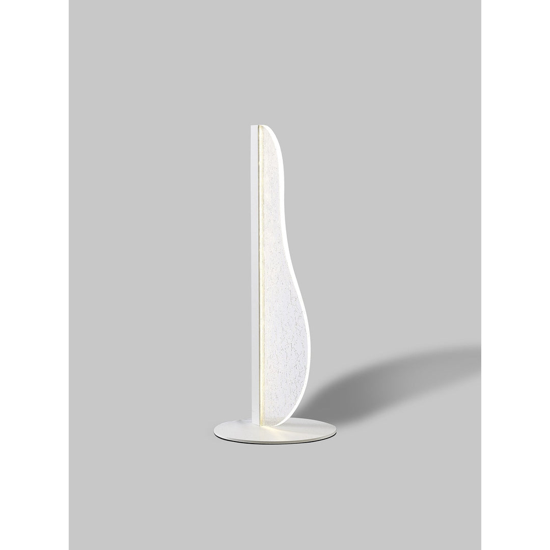 Mantra M7837 Bianca Small Table Lamp 12W LED White Acrylic