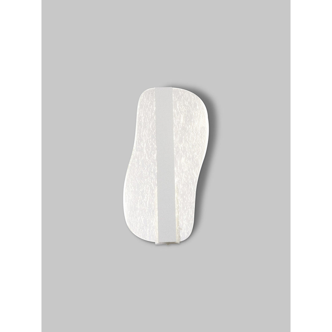 Mantra M7836 Bianca Small Wall Light 12W LED White Acrylic