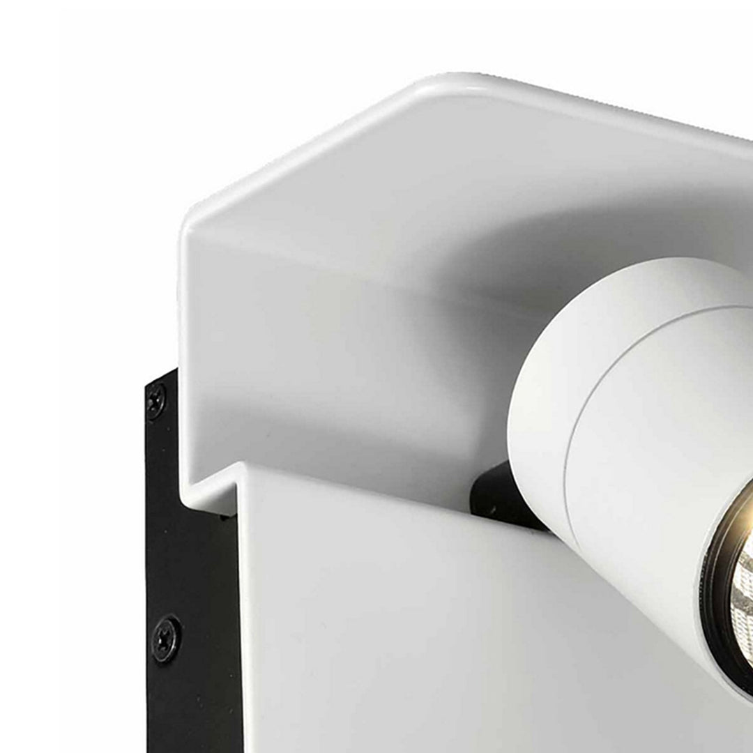 Mantra M5717 Bocaray Surface Mounted Spot / Wall Light 1 x 7W LED Matt White / Black