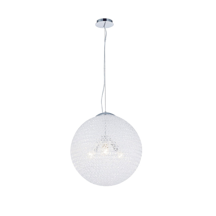 Mantra M5710 Bola Pendant 50cm Round 3 x E27 Chrome