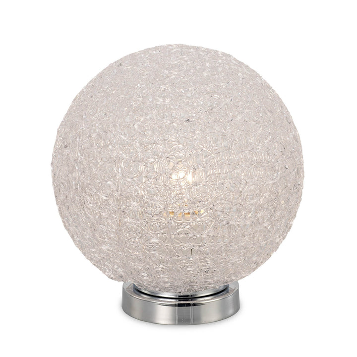 Mantra M5713 Bola Table Lamp 20cm Round 1 x E27 Chrome