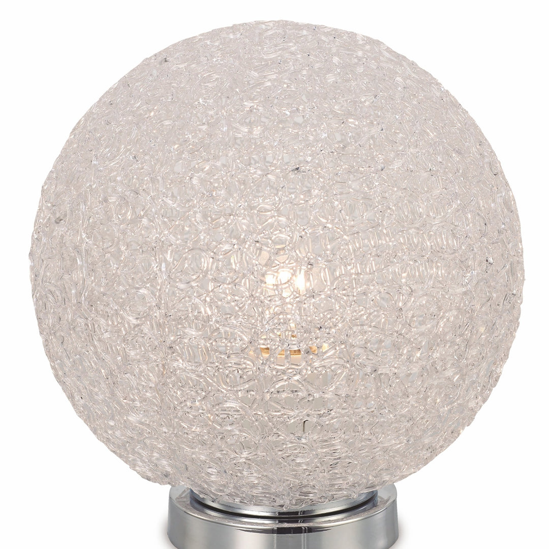 Mantra M5713 Bola Table Lamp 20cm Round 1 x E27 Chrome