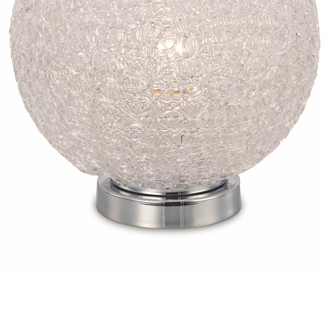 Mantra M5713 Bola Table Lamp 20cm Round 1 x E27 Chrome